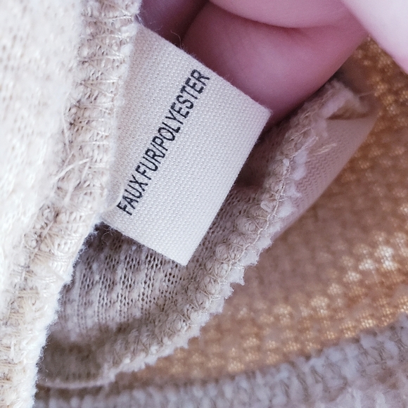 Pink Lily Sherpa Quarter Zip Long Sleeve Pullover Sweater - Picture 7 of 7